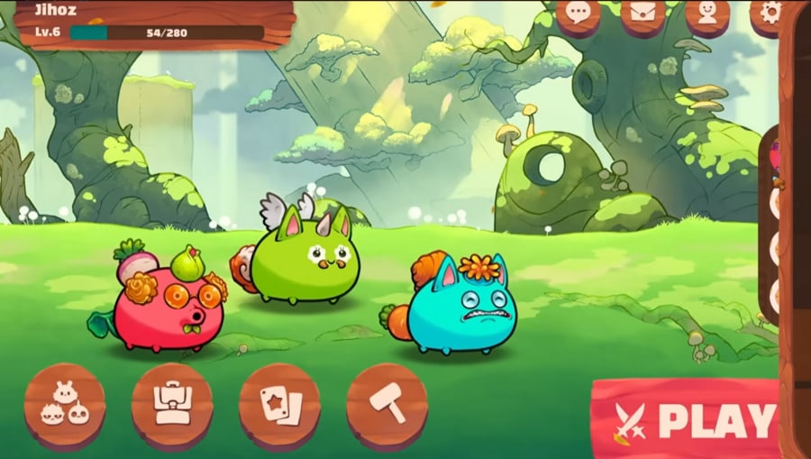 A quick look at the battle gameplay of Axie Infinity.