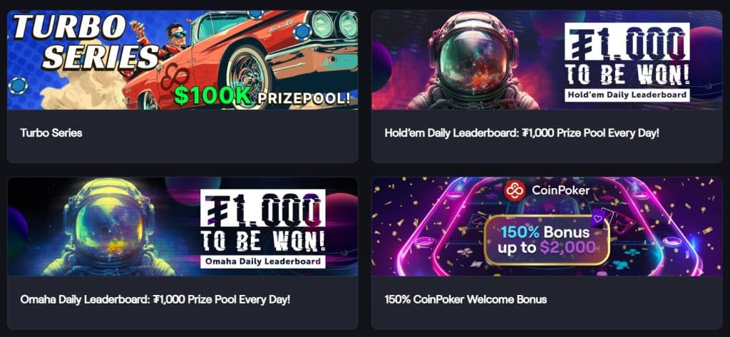 CoinPoker Promotions Page