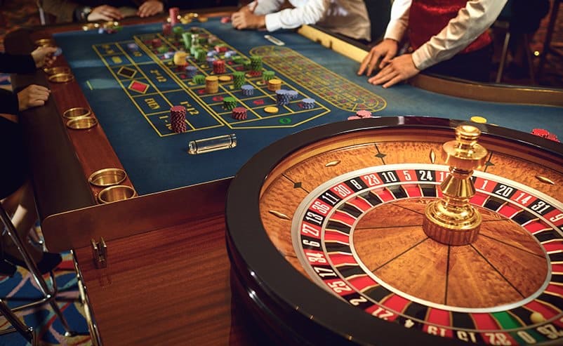 IG LiveCasino roulette wheel