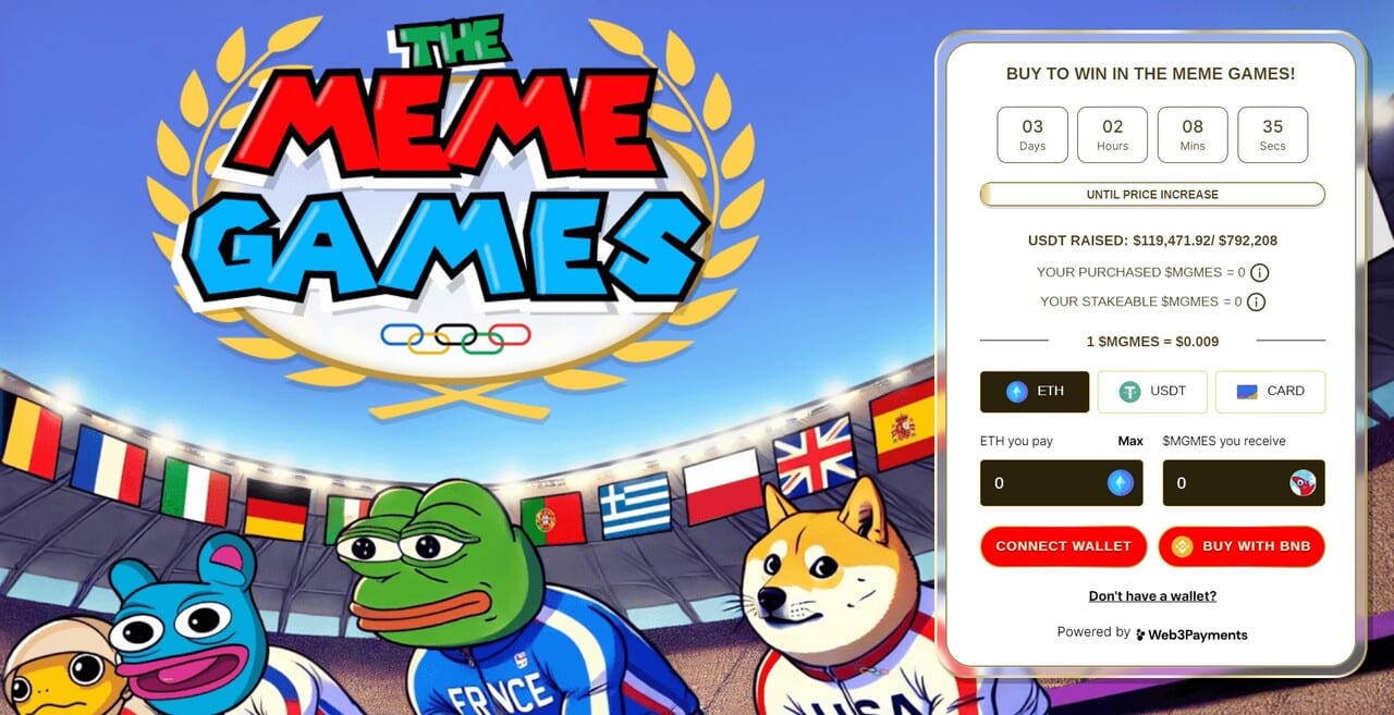 meme games token presale