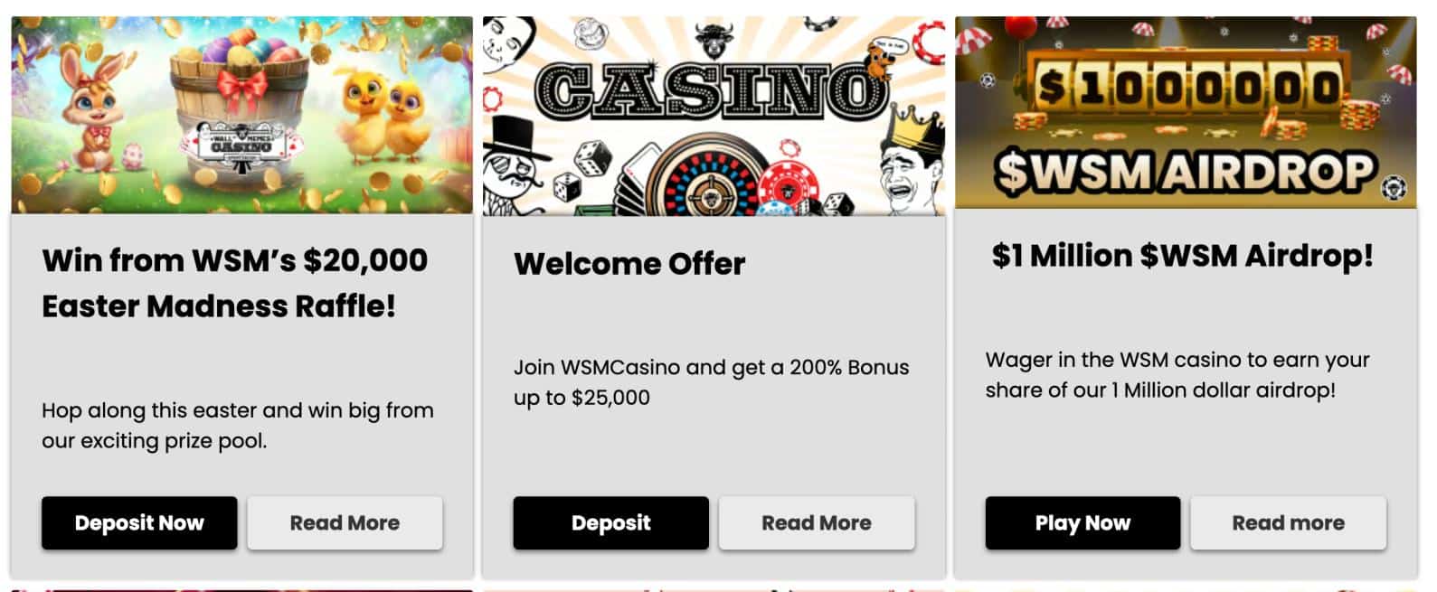 Poker bonuses at Wall Street Memes Casino