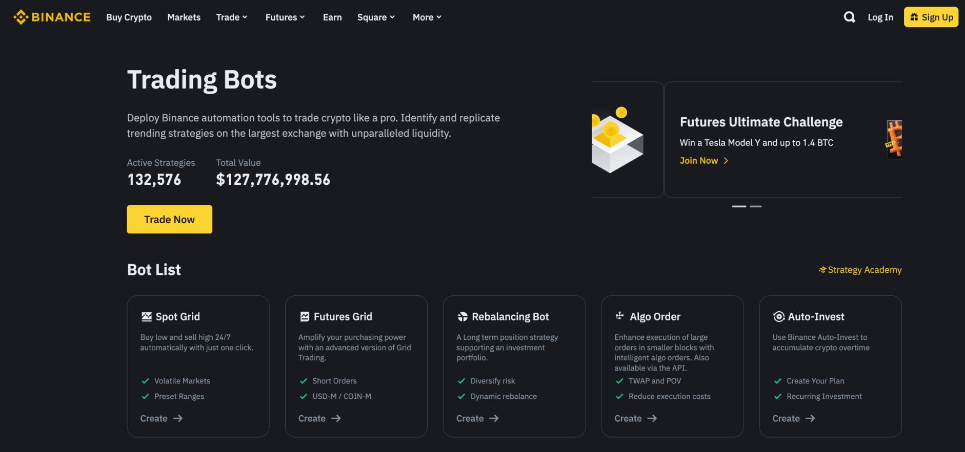 Binance leveraged trading bots