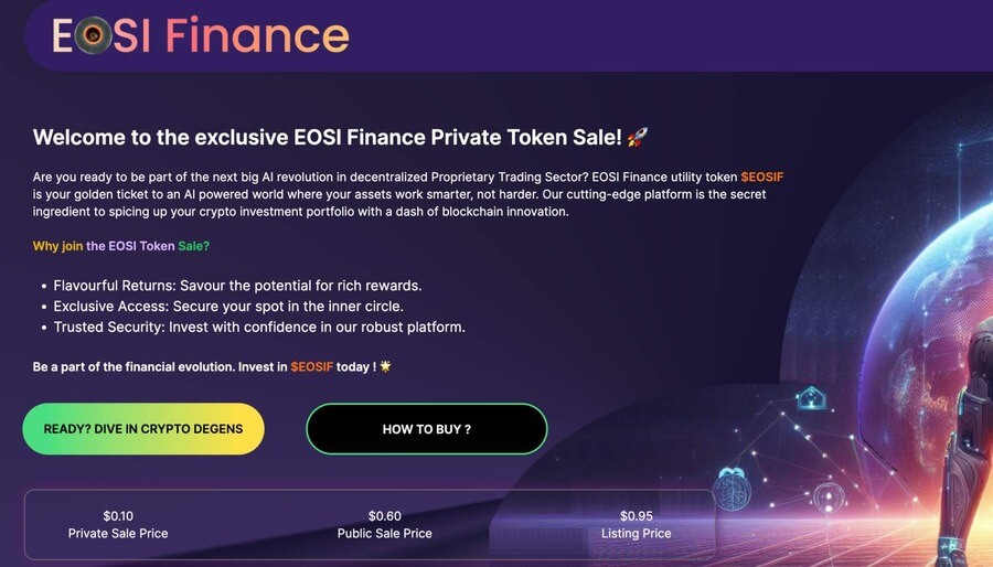 Eosi Finance Presale