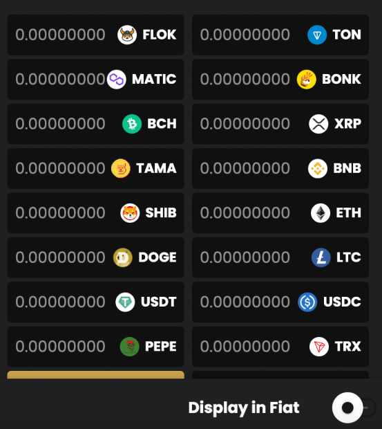 Lucky Block casino accepted coins