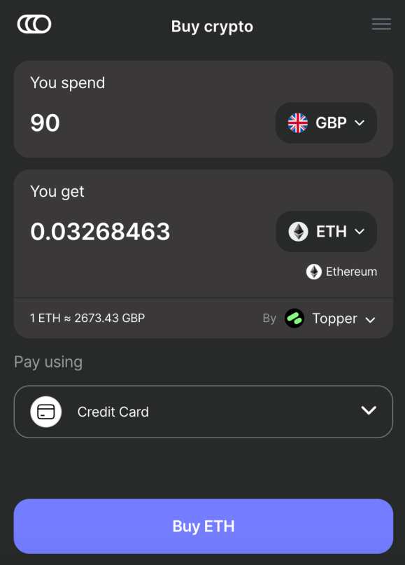 Best Wallet buy crypto