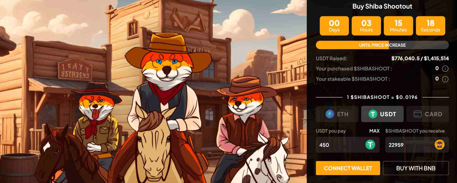 Shiba Shootout presale 