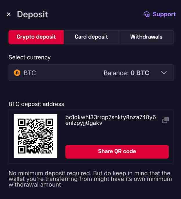 Ybets crypto deposits 