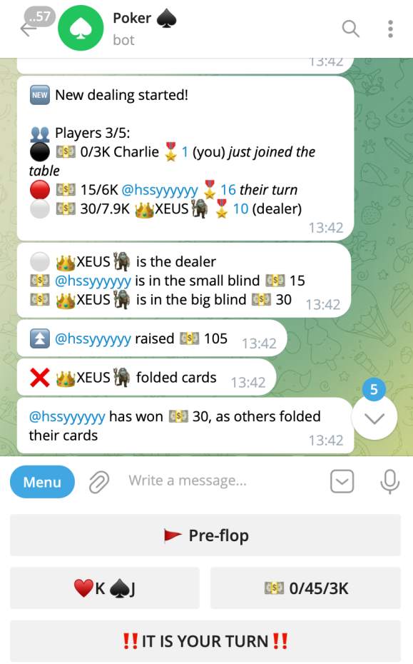 PokerBot Telegram