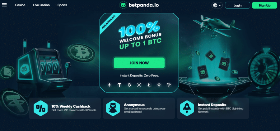 Betpanda allows you to grab sign-up offers on mobile and get up to 100% on your first deposited BTC