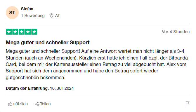 bitpanda positive erfahrung
