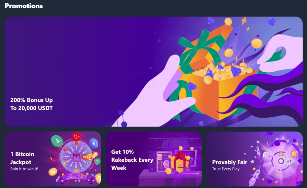 Crypto-Games.io Review Bonuses and Promotions