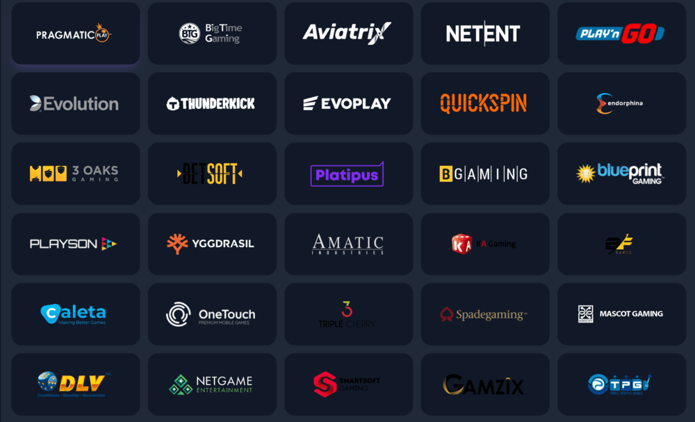 Crypto-Games.io Review Software Providers