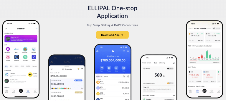 Ellipal Mobile App Interface