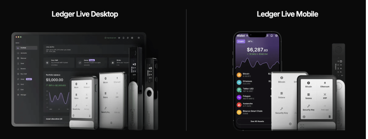 Ledger Live Desktop & Mobile