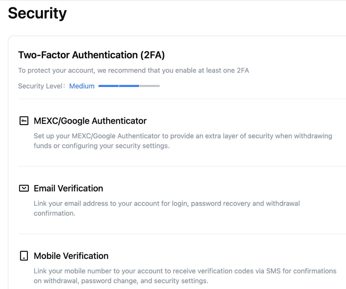 mexc email verification