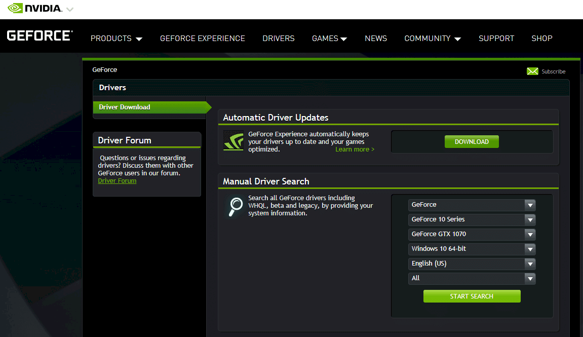 Nvidia Driver