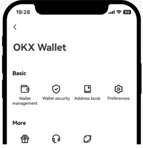 OKX Wallet App Basic Interface