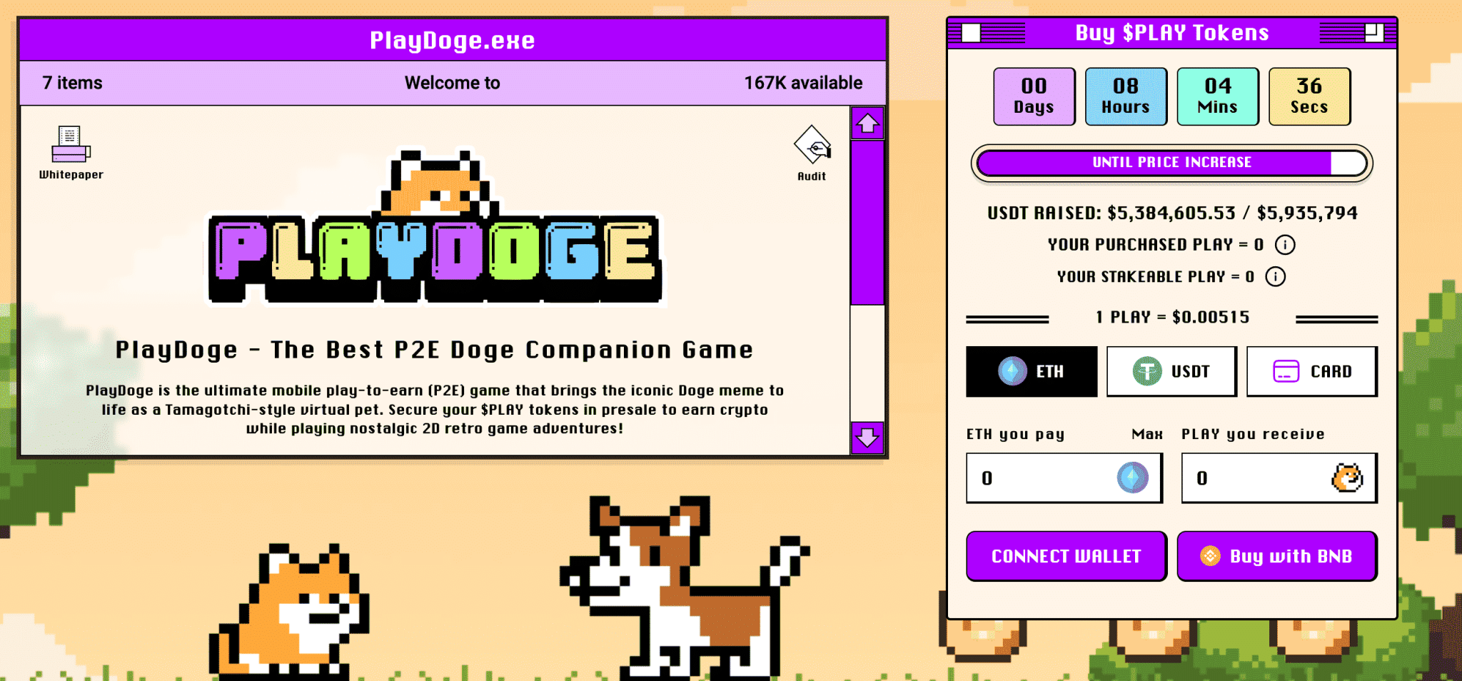 PlayDoge presale