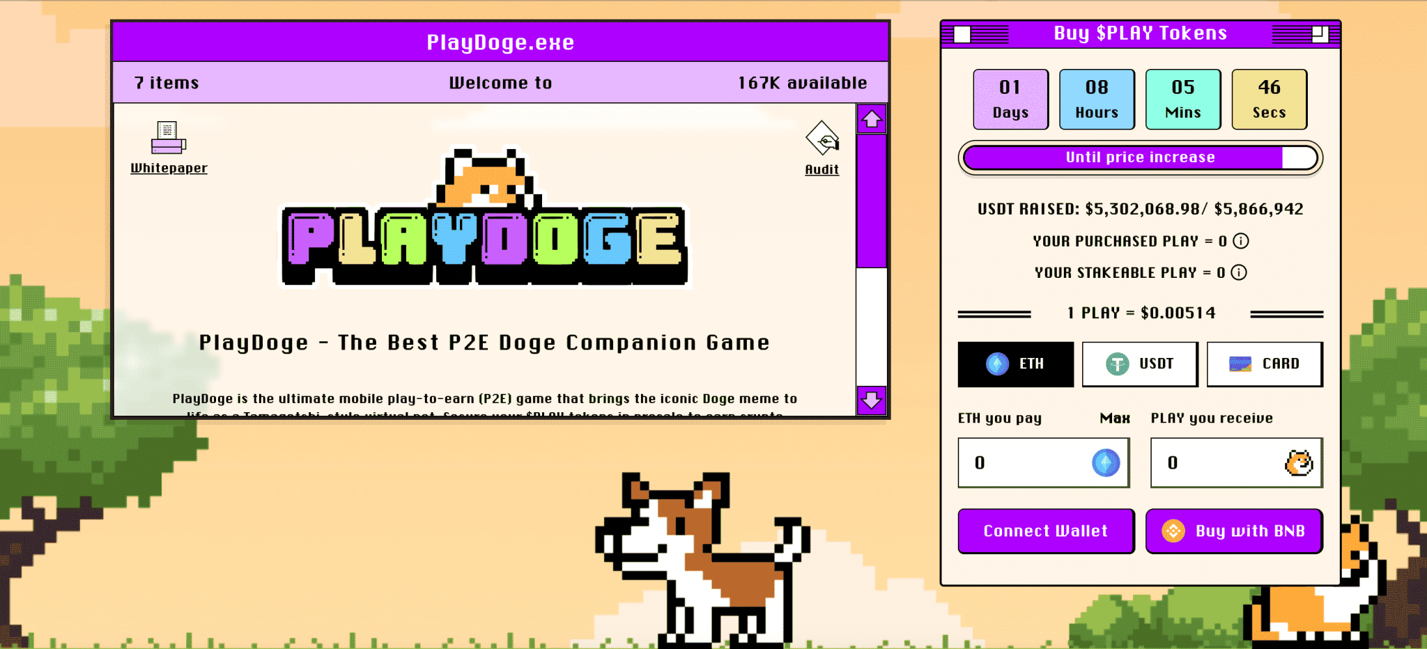 PlayDoge presale