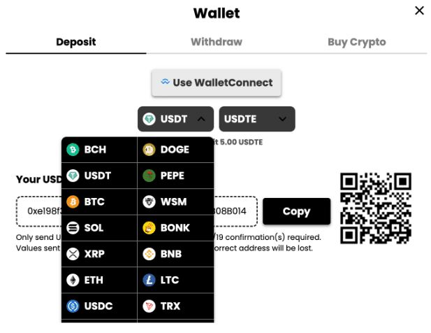 Metamask deposit crypto