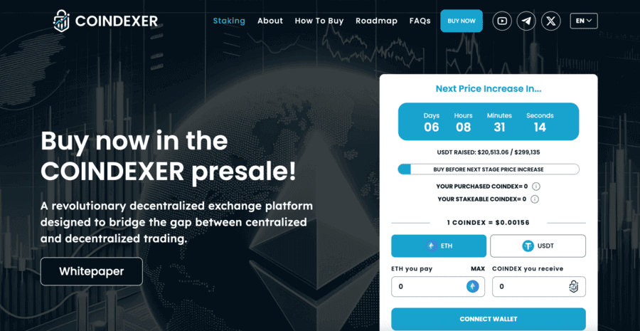 Coindexer presale