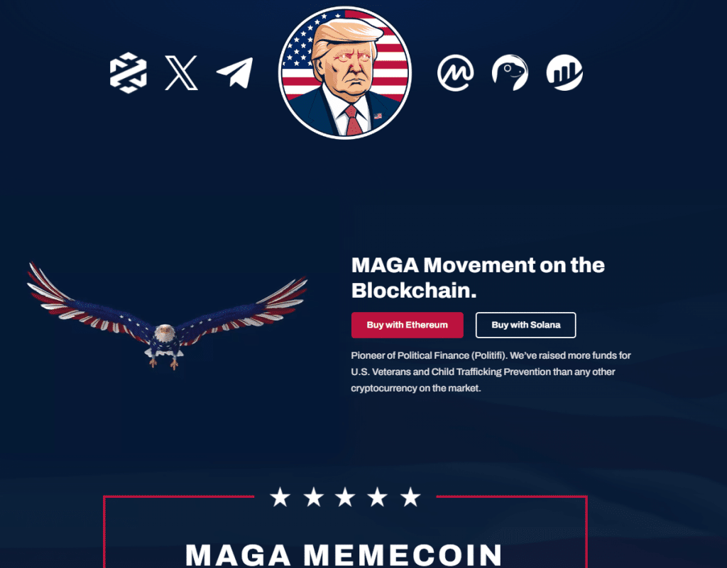 MAGA memecoin Polifi