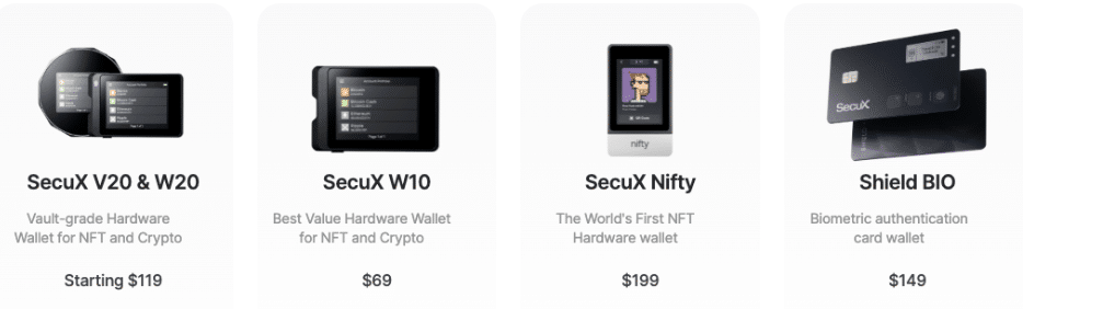 SecuX Wallets