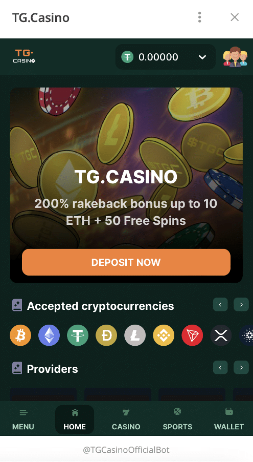 TG.Casino Telegram