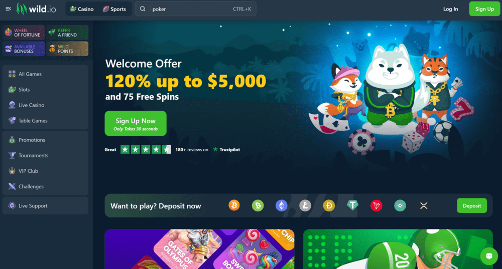 Wild.io Solana Casino