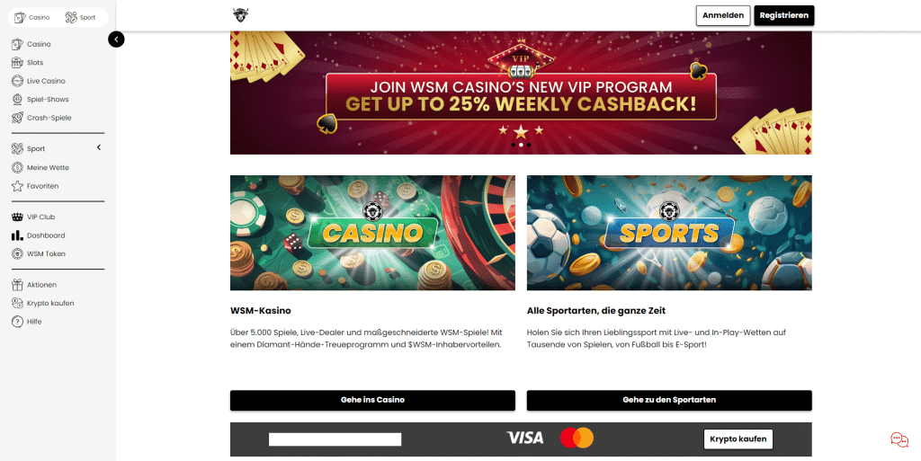 WSM Casino Ethereum Casino